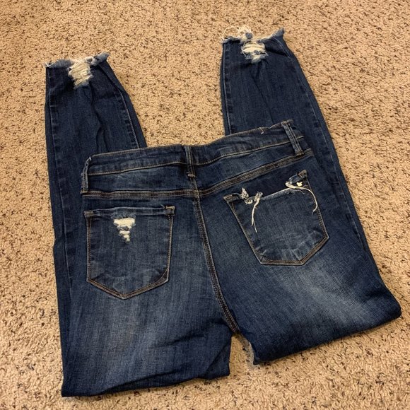 NWOT Tricot Ripped/Distressed Blue Jeans, Size 11/29 - Picture 4 of 5